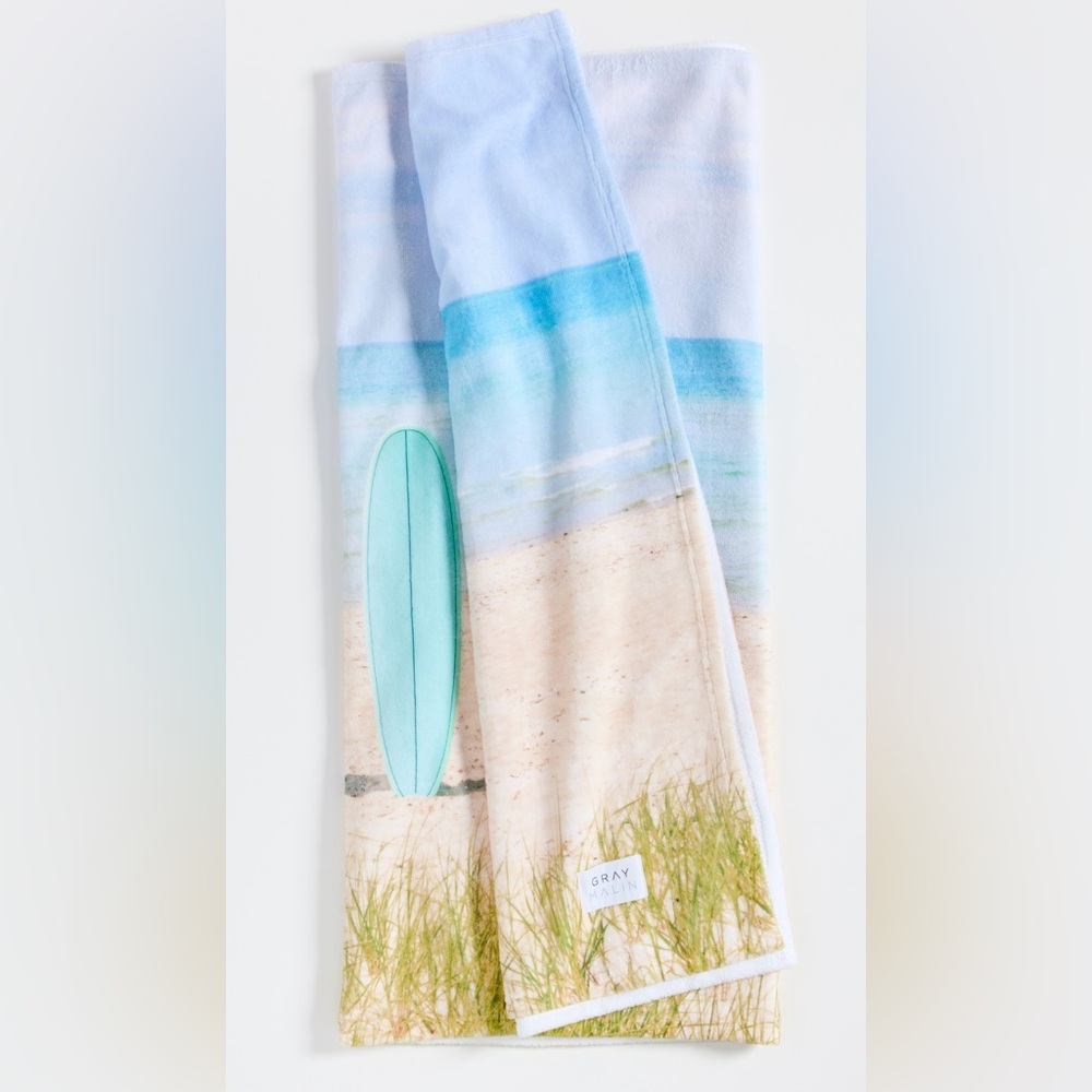 NWT Gray Malin Surfboards Beach Towel
